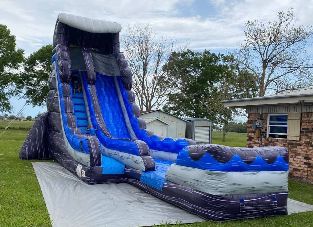 20 Foot Midnight Marble Water Slide
