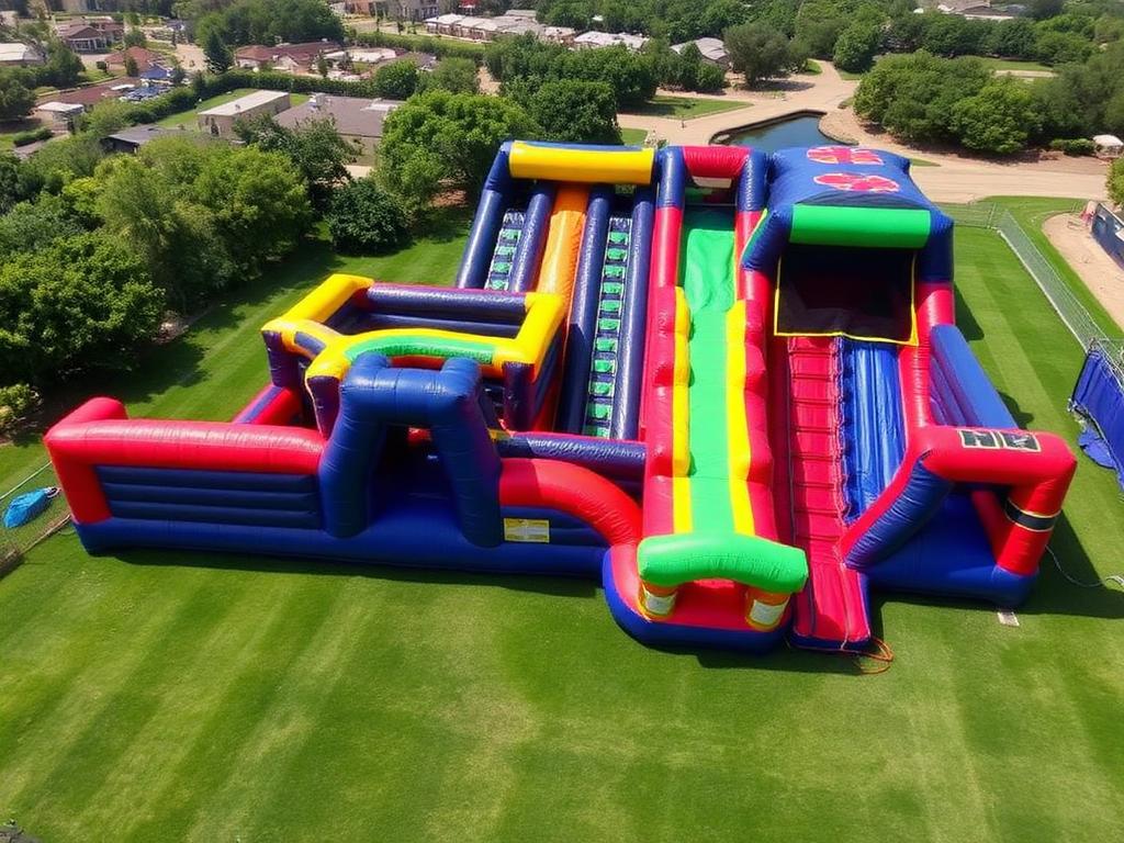 65 Foot Mega Challenge Course