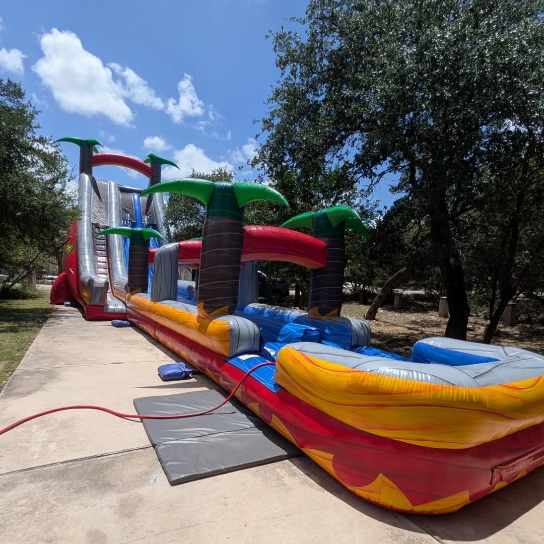 40 Foot Palm Blaze Slide n Slip Combo