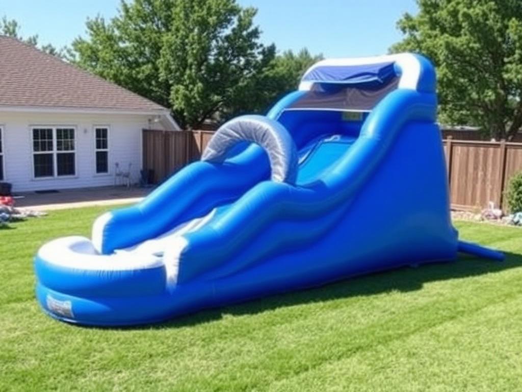 15 Foot Double Splash Down Slide