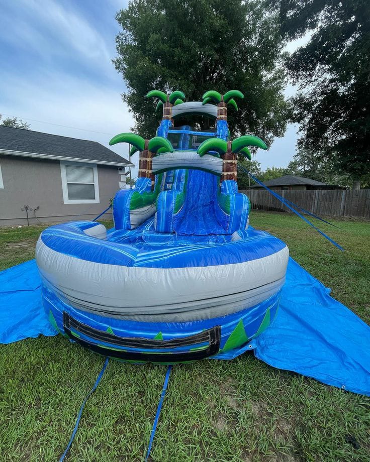 20 Foot Palm Paradise Water Slide